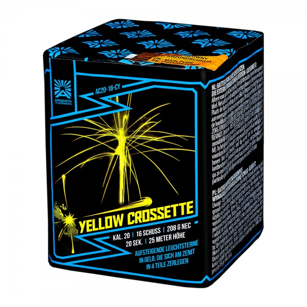 Feuerwerk Hannover - Argento Yellow Crosette