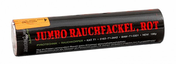 Feuerwerk Hannover - Blackboxx Jumbo Rauchfackel Rot