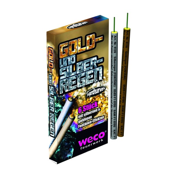 Feuerwerk Hannover - WECO Gold und Silberregen