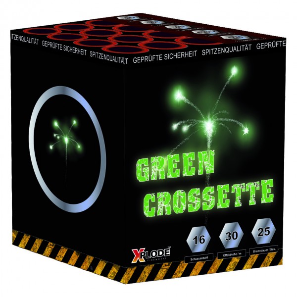 Feuerwerk Hannover - Green Crossette