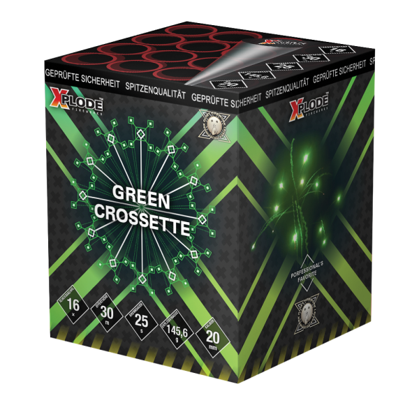 Feuerwerk Hannover - Xplode Green Crossette