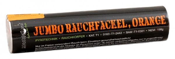Feuerwerk Hannover - Blackboxx Jumbo Rauchfackel Orange