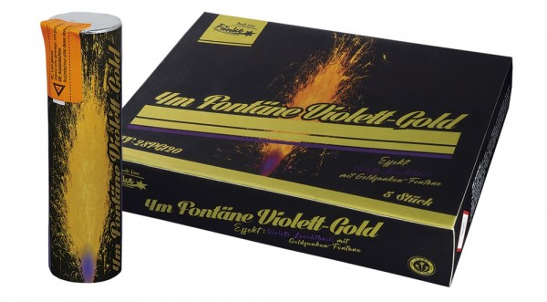 Feuerwerk Hannover - Funke 4m Fontäne Violett-Gold