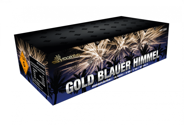 Feuerwerk Hannover - Pyrocentury Gold Blauer Himmel