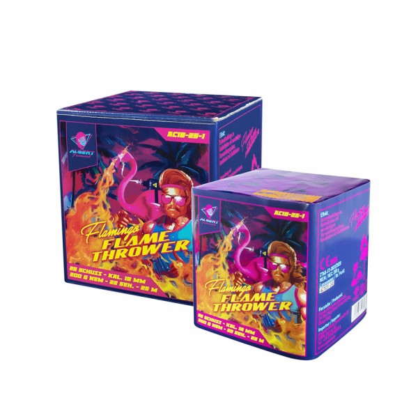 Feuerwerk Hannover - Albert Flamingo Flamethrower