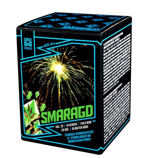 Feuerwerk Hannover - Argento Smaragd