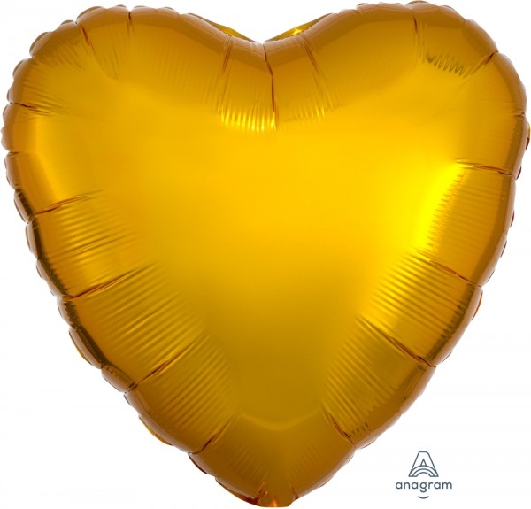Ballons Hannover - Herzballon Gold