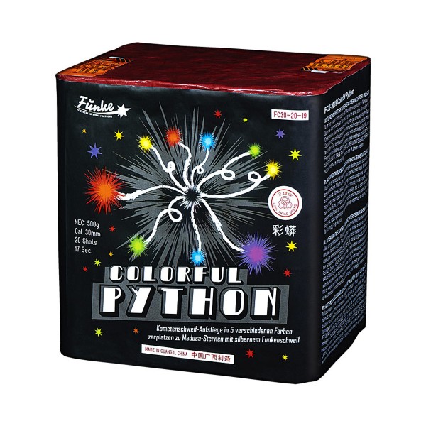 Feuerwerk Hannover - Funke Colorful Python