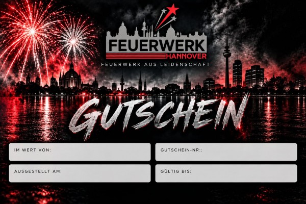 Feuerwerk Hannover Gutschein 50€