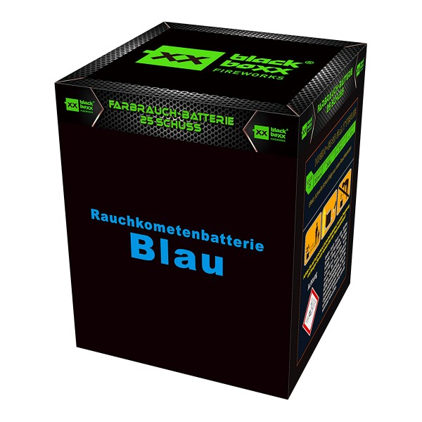 Feuerwerk Hannover - Blackboxx Rauchkometen Blau