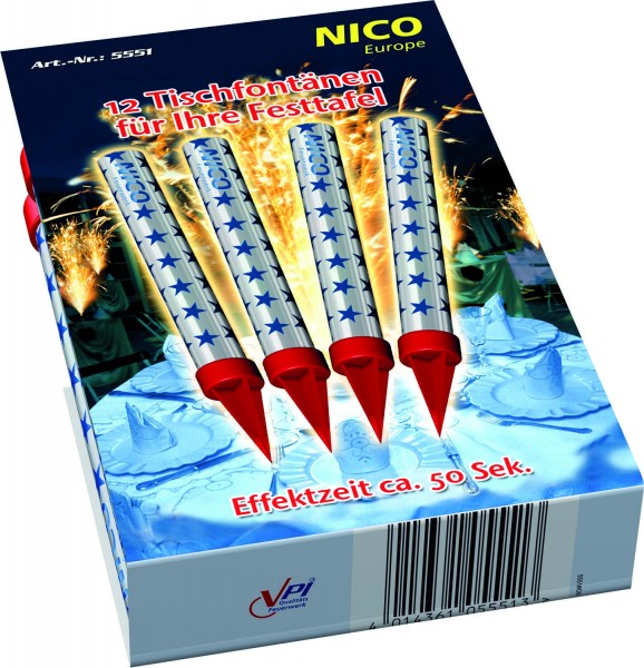 Feuerwerk Hannover - NICO Eisfontänen 50 Sekunden