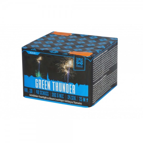 Feuerwerk Hannover - Argento Green Thunder