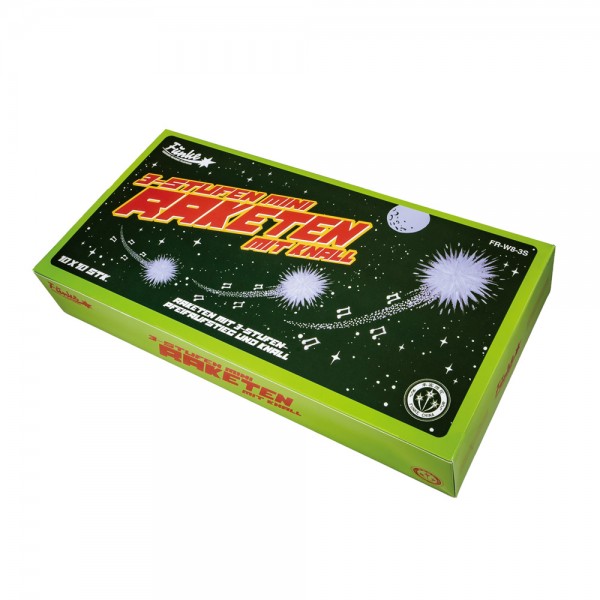 Feuerwerk Hannover - Funke 3 Stufen Mini Raketen mit Knall