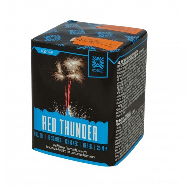 Feuerwerk Hannover - Argento Red Thunder