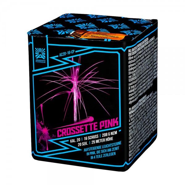 Feuerwerk Hannover - Argento Pink Crosette